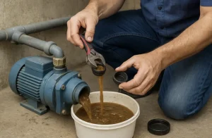 رسوب و جرم‌گیری پمپ آب